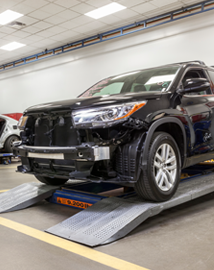 Toyota on vehicle lift | Prince Toyota in Tifton GA
