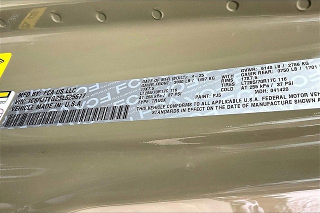 2025 Jeep Gladiator Mojave X