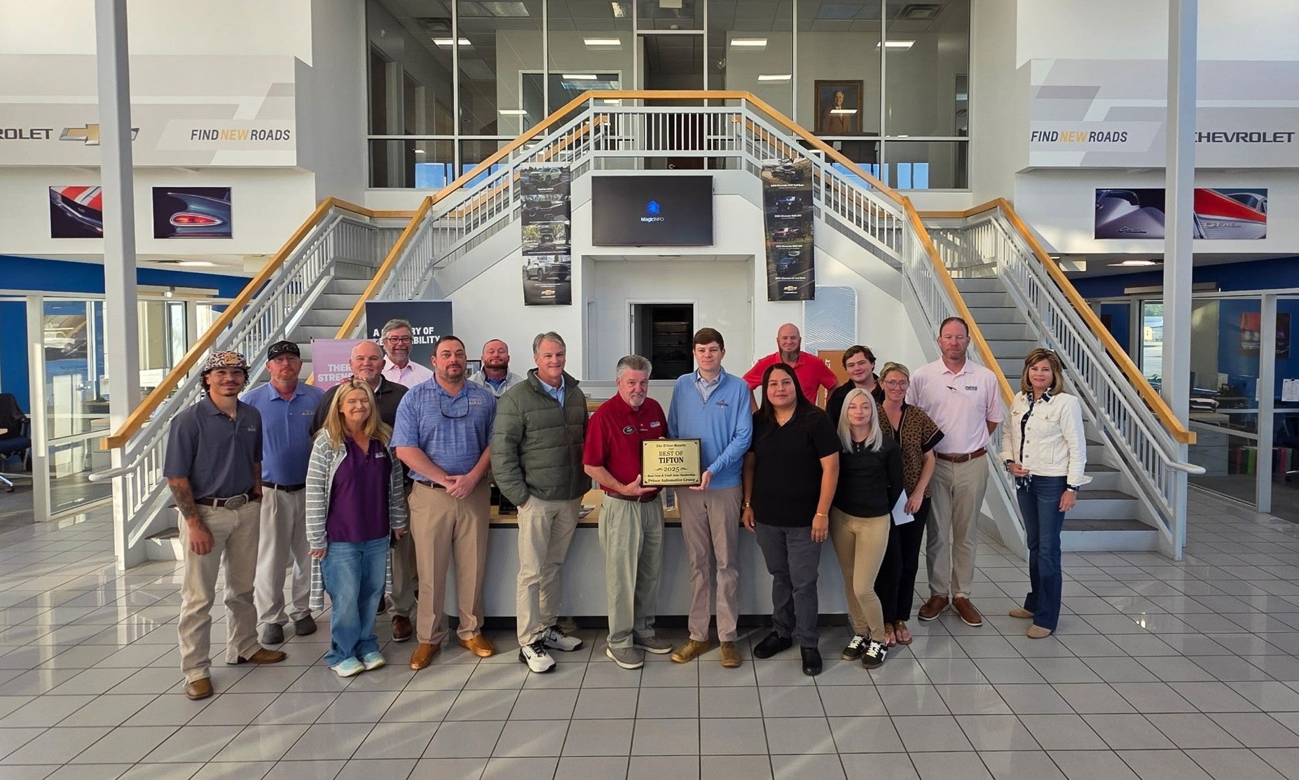 Prince Toyota 2025 Readers' Choice recognition