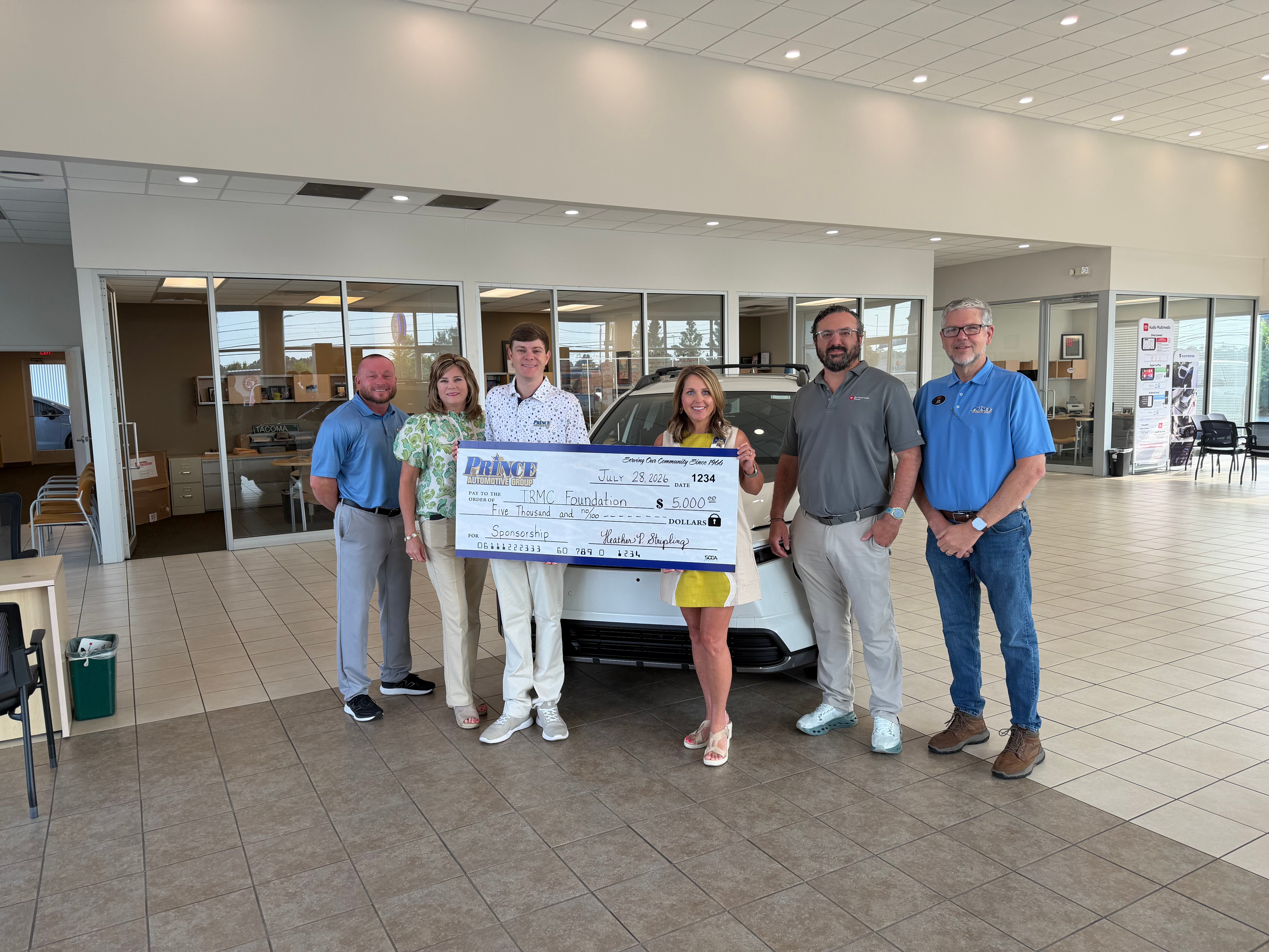 Toyota and Prince Toyota supporting the Tift Regional Medical Center Foundation