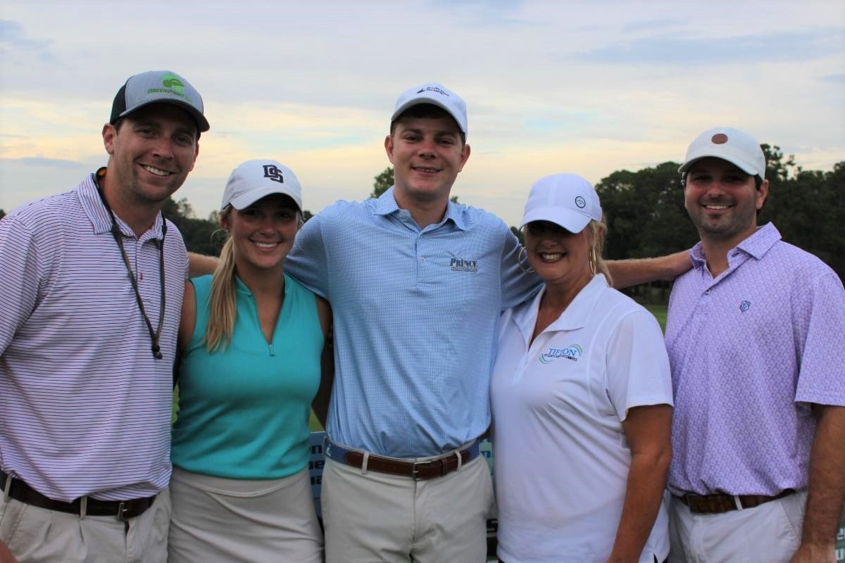Prince Toyota participating in a Chamber of Commerce golf event in 2021