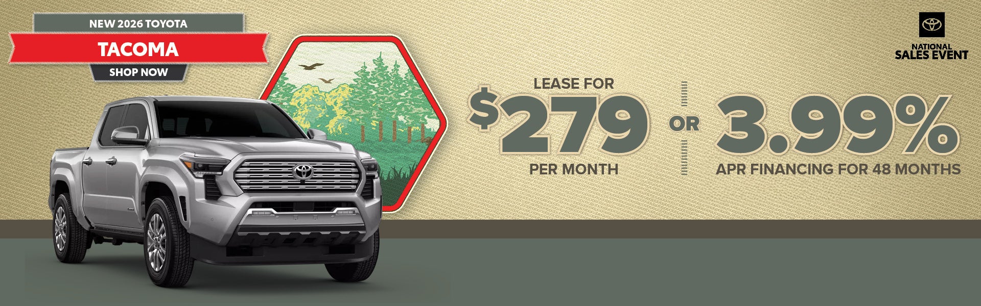 New 2026 Toyota Tacoma