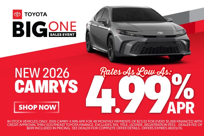 2026 CAMRY OFFERS