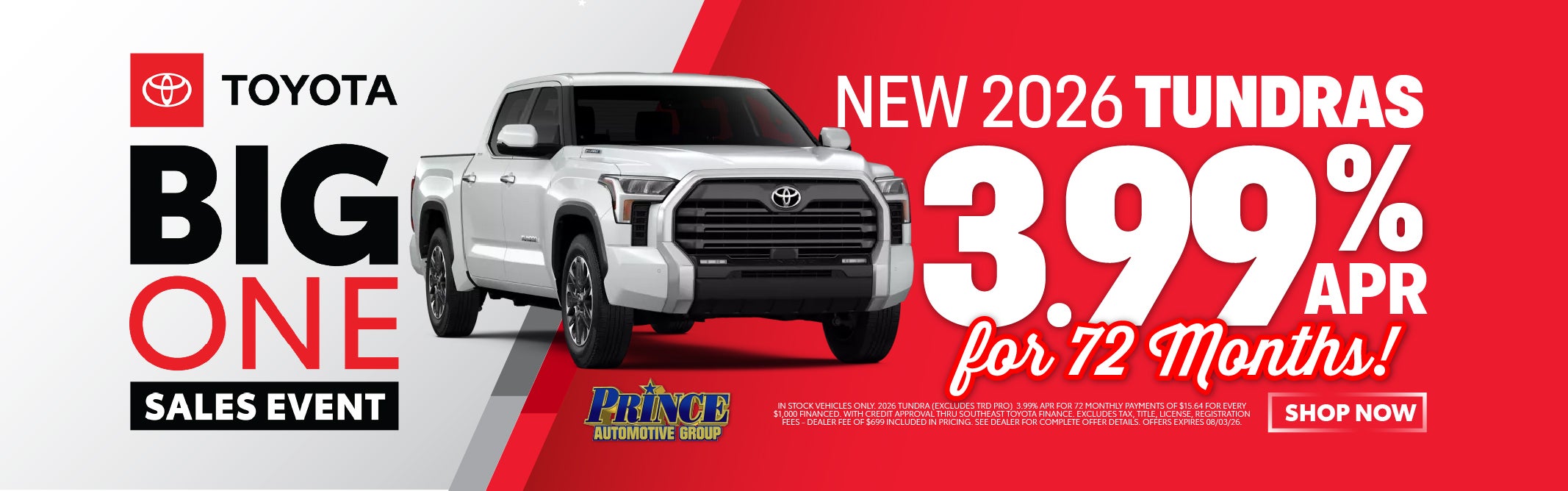 2026 TUNDRA OFFERS