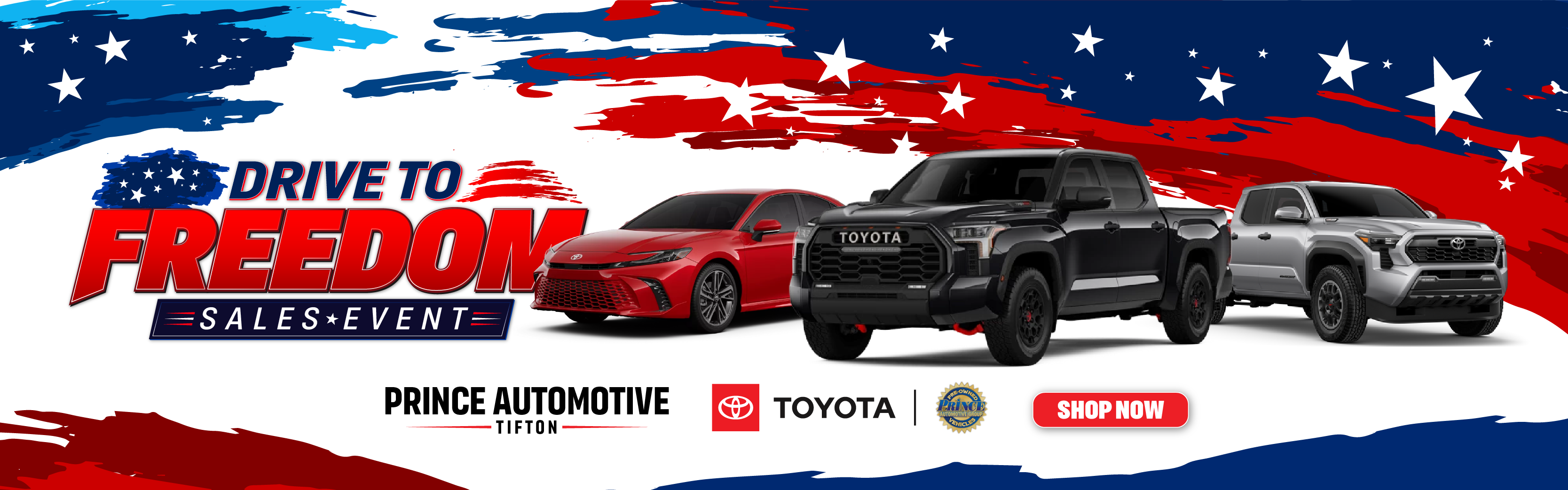 Drive to Freedom Sales Event
